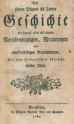 Bild Nr.1: 135-2289 Duport du Tertre, F.J.: (Verschiedene Länder - Geschichte)