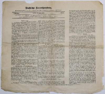 Bild Nr.1: 135-2352 Russische Korrespondenz.: (Verschiedene Länder - Geschichte, Russland)