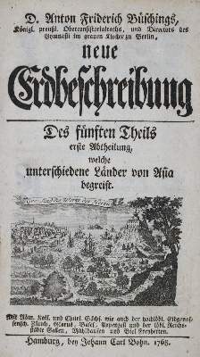 Bild Nr.1: 135-2373 Büsching,A.F.: (Verschiedene Länder - Geschichte, Türkei)