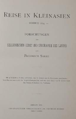 Bild Nr.1: 135-2375 Sarre,F.: (Verschiedene Länder - Geschichte, Türkei)