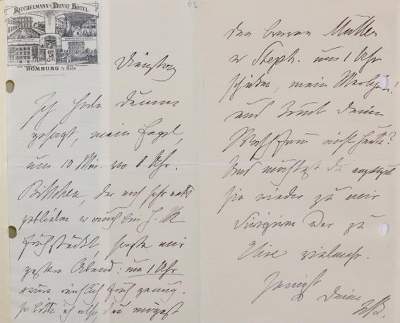 Bild Nr.4: 135-2381 Bismarck, Johanna von: (Autographen)