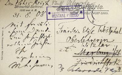 Bild Nr.2: 135-2382 Bismarck, Marie von,: (Autographen)
