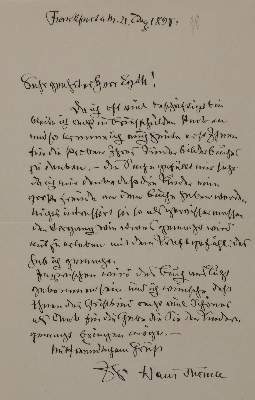 Bild Nr.1: 135-2411 Thoma, Hans,: (Autographen)
