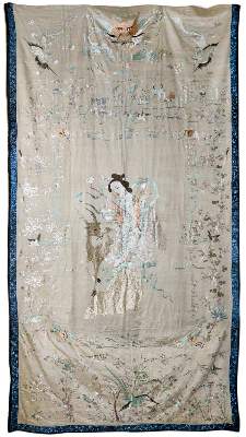 Bild Nr.1: 135-2469 Chinesische Seidenstickerei.: (Asiatika)