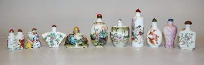 Bild Nr.8: 135-2474 Snuffbottle.: (Asiatika, Snuffbottles)