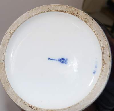 Bild Nr.5: 135-2484 Bodenvase.: (Glas, Vasen)