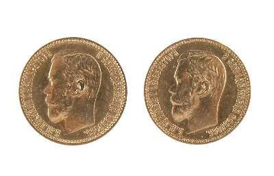 Bild Nr.2: 135-2510 Goldmünzen.: (Münzen und Medaillen)