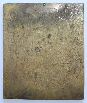 Bild Nr.2: 135-2559 Emaillierte Bronzeikone,: (Volkskunst, Ikonen)