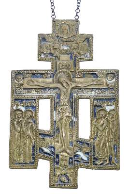 Bild Nr.1: 135-2560 Emailliertes, erweitertes: (Volkskunst, Ikonen)