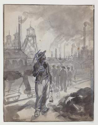 Bild Nr.1: 135-2623 Bergarbeiter: (Varia, Bergbau)