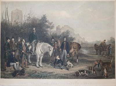 Bild Nr.1: 135-2702 Jagdgesellschaft.: (Varia, Jagd)