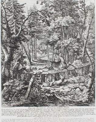 Bild Nr.1: 135-2707 Jagdkunst.: (Varia, Jagd, Ridinger)