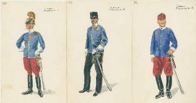 Bild Nr.1: 135-2754 Uniformen.: (Varia, Militaria)