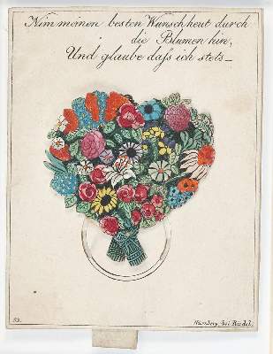 Bild Nr.1: 135-2805 Ziehbild der Biedermeierzeit.: (Varia)