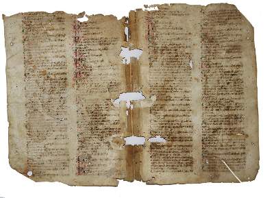 Bild Nr.1: 135-291 Einbandmakulatur.: (Handschriften)