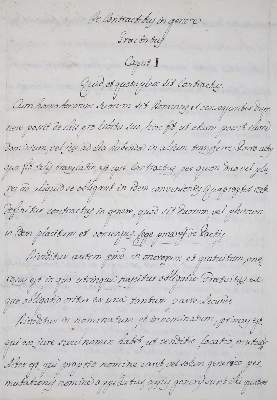 Bild Nr.2: 135-296 De Contractibus: (Handschriften, Juridica und Kriminologie)
