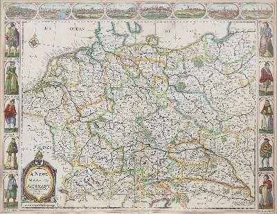 Bild Nr.1: 135-3072 Deutschlandkarte.: (Deutschland)