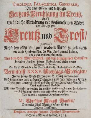 Bild Nr.1: 135-313 Hausen,C.A.: (Alte Drucke, Handschriften und Theologie)