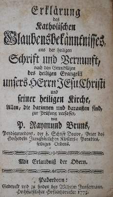 Bild Nr.1: 135-315 Havestadt,B.: (Alte Drucke, Handschriften und Theologie)