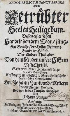 Bild Nr.2: 135-316 Hayward,J.: (Alte Drucke, Handschriften und Theologie)