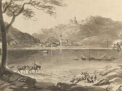 Bild Nr.1: 135-3160 St. Goarshausen-Wellmich.: (Deutschland, Rhein)