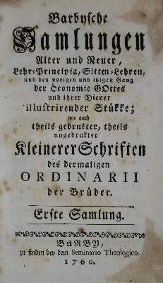 Bild Nr.1: 135-327 (Zinzendorf,N.L.v.).: (Herrnhuter)