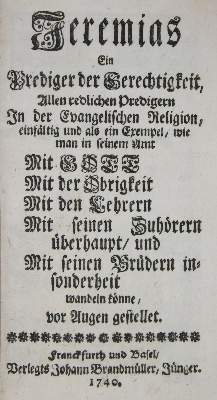 Bild Nr.1: 135-329 (Zinzendorf,N.L.v.).: (Herrnhuter)