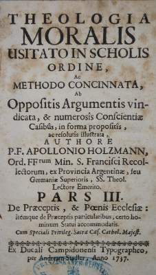 Bild Nr.1: 135-339 Holzmann,A.: (Alte Drucke, Handschriften und Theologie)