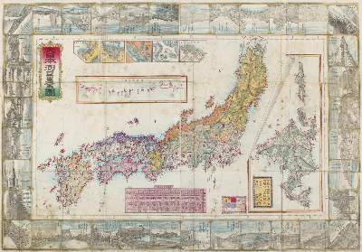 Bild Nr.1: 135-3410 Japankarte.: (Ausland, Japan)