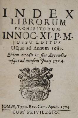 Bild Nr.1: 135-348 Index librorum prohibitorum: (Alte Drucke, Handschriften und Theologie)
