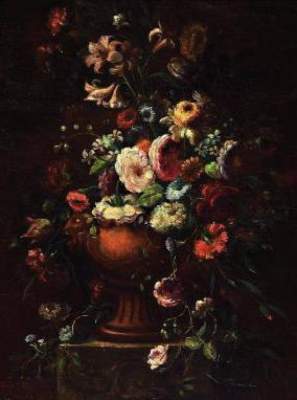 Bild Nr.1: 135-3610 Blumenstillleben: (Künstlergraphik)