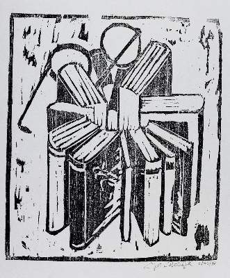 Bild Nr.1: 135-3636 Buchdarstellungen.: (Künstlergraphik)