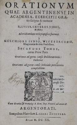 Bild Nr.1: 135-368 Junius,M.: (Alte Drucke, Handschriften und Theologie)