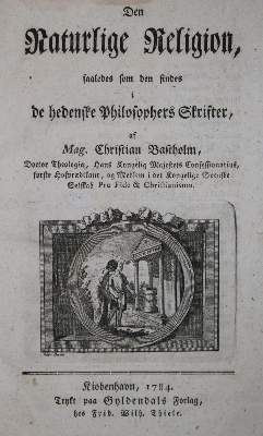 Bild Nr.1: 135-37 Bastholm,C.: (Alte Drucke, Handschriften und Theologie)