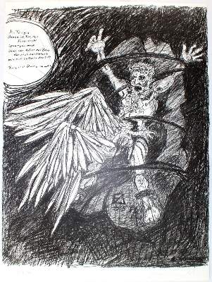 Bild Nr.1: 135-3763 Dürrenmatt, Friedrich: (Künstlergraphik)