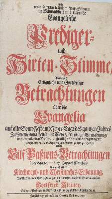 Bild Nr.1: 135-377 Kleiner,G.: (Alte Drucke, Handschriften und Theologie)