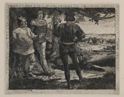 Bild Nr.1: 135-3883 Hansen, Hans Nikolaj: (Künstlergraphik)