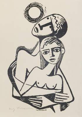Bild Nr.1: 135-3890 Hauser, Carry (eign. Karl Maria Hauser,: (Künstlergraphik)