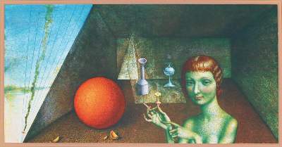 Bild Nr.2: 135-3891 Hausner, Rudolf.: (Künstlergraphik)