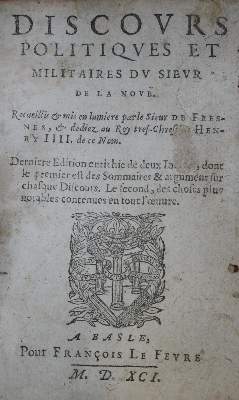 Bild Nr.1: 135-391 La Noue,(F.)de.: (Alte Drucke, Handschriften und Theologie)