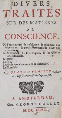 Bild Nr.1: 135-394 La Placette,J.: (Alte Drucke, Handschriften und Theologie)