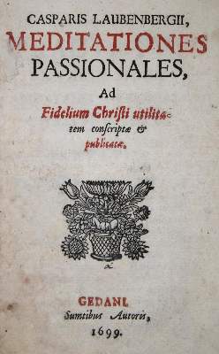 Bild Nr.1: 135-397 Laubenberg,C.: (Alte Drucke, Handschriften und Theologie)