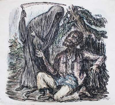 Bild Nr.1: 135-4102 Kubin, Alfred: (Künstlergraphik)