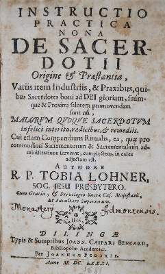 Bild Nr.1: 135-411 Lohner,T.: (Alte Drucke, Handschriften und Theologie)