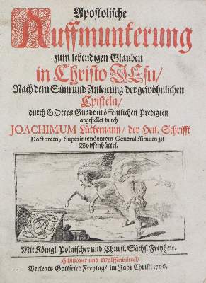 Bild Nr.1: 135-416 Lütkemann,J.: (Alte Drucke, Handschriften und Theologie)