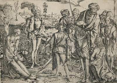Bild Nr.1: 135-4178 Meister MZ (eigentl. Matthäus Zasinger): (Künstlergraphik)