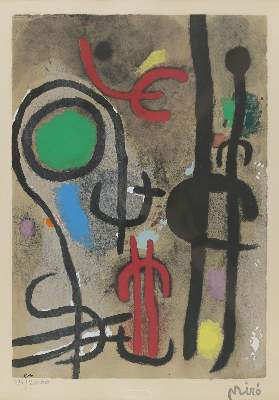 Bild Nr.1: 135-4192 Miró, Joan: (Künstlergraphik)