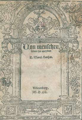 Bild Nr.1: 135-425 Luther,M.: (Alte Drucke, Handschriften und Theologie)