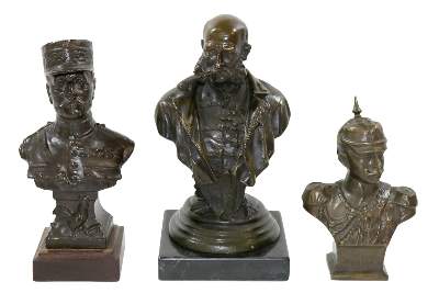 Bild Nr.1: 135-4415 Drei Bronzen: (Künstlergraphik, Skulpturen - Plastiken)