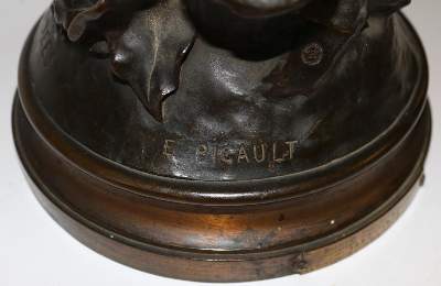 Bild Nr.4: 135-4435 Picault, Émile Louis: (Künstlergraphik, Skulpturen - Plastiken)